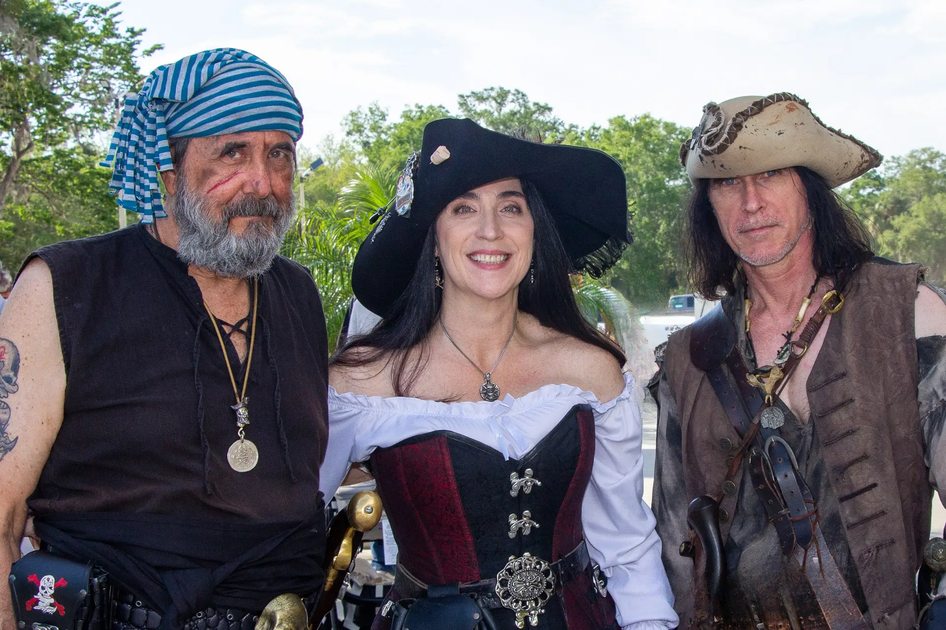 The captain and some of his crew