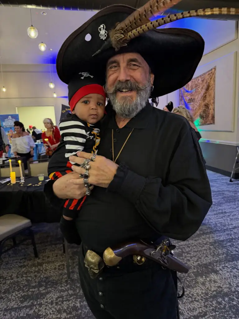 Captain Kidd Carson and the future Captain